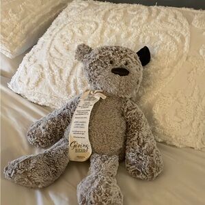 Demdaco Stuffed Animal Giving Bear Plush Handmade Teddy Bear 17”